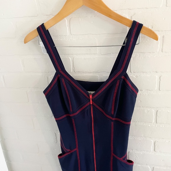 Joseph Ribkoff Bodycon dress Bustier Corset Empire waist Babydoll Blokecore sz 6 - Picture 12 of 13